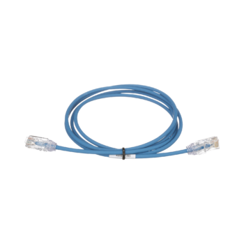Cable de Parcheo TX6, UTP Cat6, Diámetro Reducido (28AWG), Color Azul, 4ft