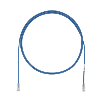 Cable de Parcheo UTP Cat6A, CM/LSZH, Diámetro Reducido (28AWG), Color Azul, 26 ft