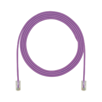 Cable de Parcheo UTP, Cat6A, 24 AWG, CM, Color Violeta, 15ft