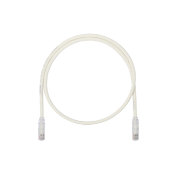 Cable de Parcheo UTP, Cat6A, 24 AWG, CM, Color Blanco, 17ft