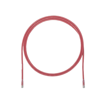 Cable de Parcheo UTP, Cat6A, 24 AWG, CM, Color Rojo, 17ft