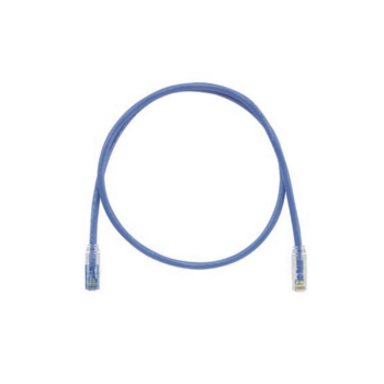 Cable de Parcheo TX6 Llaveado Azul, UTP Cat6, 24 AWG, CM, Color Azul, 3ft