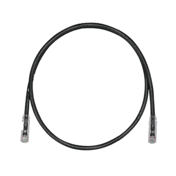 Cable de Parcheo TX6, UTP Cat6, 24 AWG, LSZH, Color Negro, 8 metros
