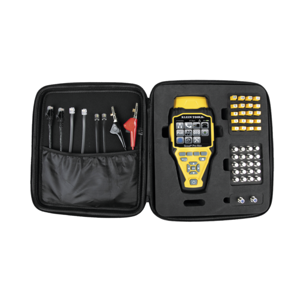 Juego de Probador de Cables de Red con Transmisores Remotos Scout™ Pro Max. Detecta la Capacidad de la Red y las Velocidades de Conexión hasta 10 Gbps