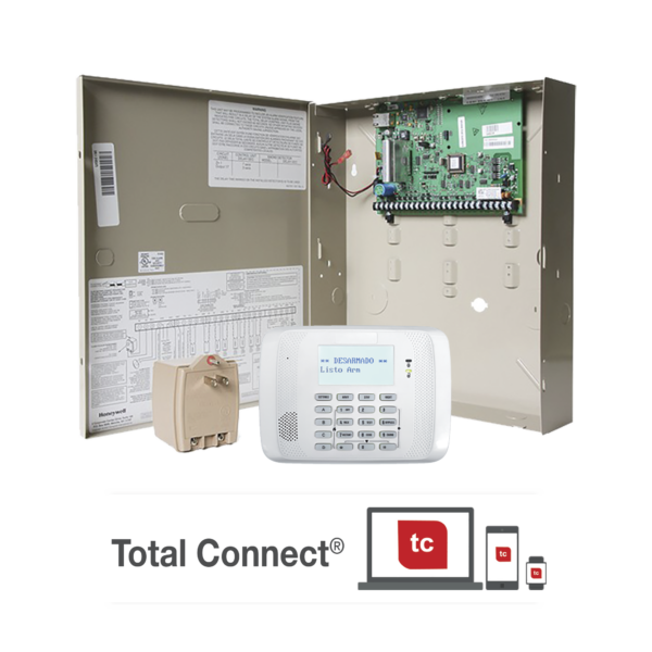Panel de Alarma Residencial/Comercial VISTA 21IP con Módulo IP incluído para conexión a AlarmNet y Teclado Alfanumerico con Receptor Inalambrico 6162RF