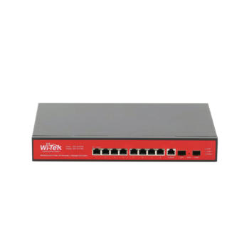 Switch Administrable Capa 2 de 8 puertos 10/100/1000 PoEaf/at + 2 x SFP Gigabit, con respaldo para energía solar