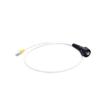 (XC6A-S10-B05) PATCH CORD RJ45 CAT6A S/FTP T568A/B CM/LS0H1 BLANCO AMARILLO 10F