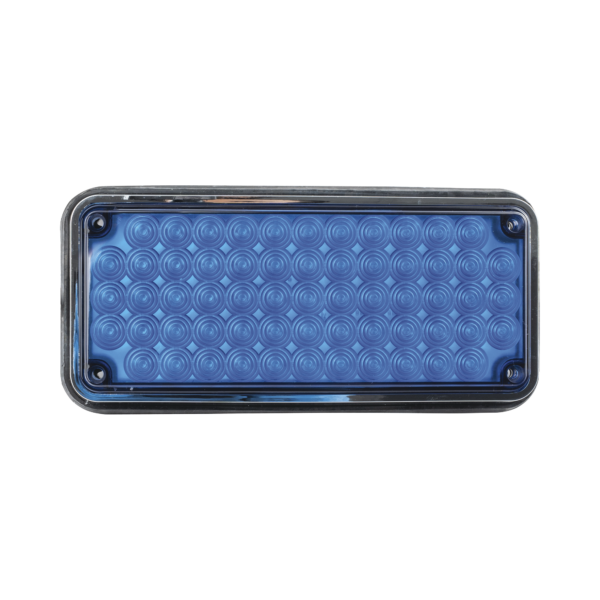 Luz de advertencia de 7x3", Color Azul, Ideal para ambulancias