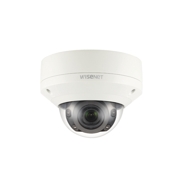 Cámara IP Tipo Domo Antivandálico 2MP / Lente Motorizado 2.8-12mm / IR 50M / WDR 150db / H.265 & WiseStream II