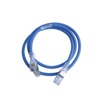 Patch Cord Z-MAX Cat6A S/FTP, CM/LS0H, 3ft, Color Azul