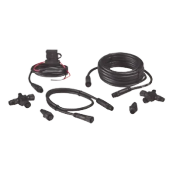 Kit de Conexión NMEA 2000 / Cables Extensión 0.61 m (2 ft) y 4.55 m (14.9 ft) / 2 Conectores T / 2 Terminadores / Cable Alimentación 0.6 m (2 ft)
