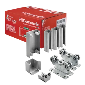 Kit para Puertas Autoportantes / Hasta 3 m (9.8 ft) / 600 kg / Rodillos de Nylon / Acero Galvanizado