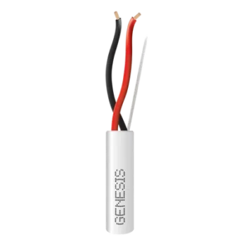 Cable para Alarma / 2x18 AWG / 305 m (1000 ft) / Riser / Blanco
