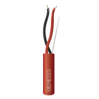 Cable para Incendio / 2x16 AWG / FPLR / Bobina 305 m (1000 ft) / Rojo