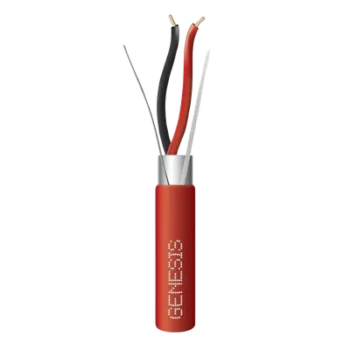 Carrete de Alambre / 2 x 16 AWG Blindado / PLENUM / 305 m (1000 ft) / Alarmas de Incendio