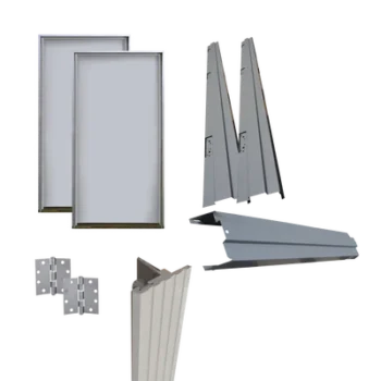Kit Puerta doble metálica galvanizada 8 ft x 8 ft / Resistente al fuego por 180 min / UL