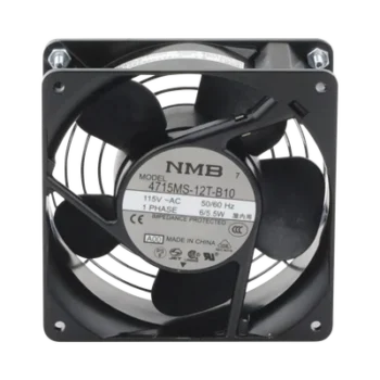 Ventilador Axial Compacto / 4 Pulgadas / 49 CFM / 115 Vca / Acero / Negro / 50,000 Horas / Protección Térmica