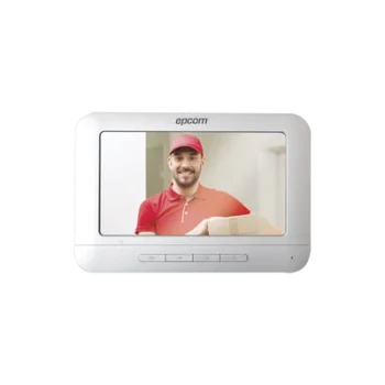 Monitor para Videoportero Análogo / 7 Pulgadas / 800x400 / Audio Manos Libres / 4 Hilos / Aluminio