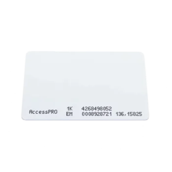 Tarjeta Dual / Proximidad 125kHz EM / MIFARE 13.56MHz 1K / CR80 ISO / 85.6 x 54 x 1 mm