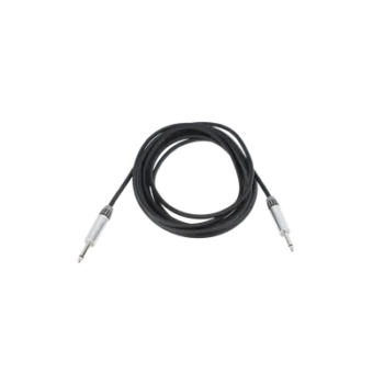 Cable de Audio / Plug 1/4 in a Plug 1/4 in Stereo / 5 m (16.4 ft) / Conectores Cromados / Blindado
