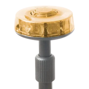 Luz telescópica trasera ámbar con mástil de 3 secciones, 15 LEDs en tecnología SOLARIS