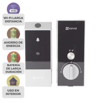 Cerradura Inteligente / Desbloqueo Múltiple / Wi-Fi 2.4 GHz / Panel Frontal 160 x 67 x 25 mm / Anti-Bloqueo Automático / Uso Interior