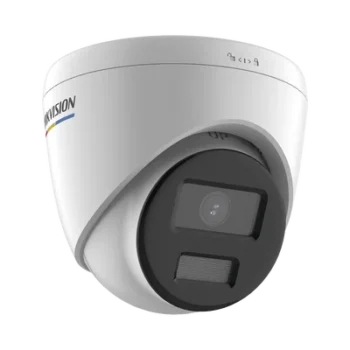 Turret IP 4 Megapixel / Imagen a Color 24/7 / PoE / Lente 2.8 mm / Luz Blanca 30 mts / Exterior IP67 / WDR 120 dB / H.265+ / ONVIF