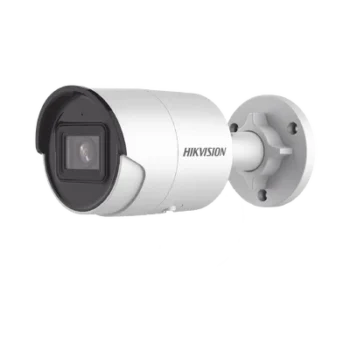 Bala IP 8 Megapixel (4K)/ Lente 2.8 mm / 40 mts IR EXIR /Exterior IP67 / WDR 120 dB / PoE / Micrófono Integrado / ACUSENSE (Evita Falsas Alarmas) / Metal / MicroSD / ONVIF / ACUSEARCH