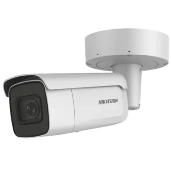 Bala IP 4 Megapixel / 50 mts IR EXIR / Exterior IP67 / IK10 / WDR 120 dB / PoE + / Audio y Alarmas / Lente Mot. 2.8 a 12 mm / Videoanaliticos Integrados