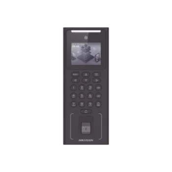 Terminal de Control de Acceso Facial / Reconocimiento Deep Learning 0.3 s / 500 Rostros / 3,000 Huellas y Tarjetas MIFARE / Wi-Fi Doble Banda / Batería de Respaldo 3 h / Pantalla 2.4"