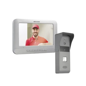 Kit de Videoportero Analógico con Pantalla LCD a Color de 7" / Frente de Calle para Exterior IP65