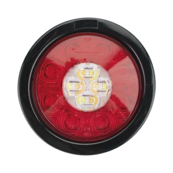 Plafón Circular Trasero / 16 LED / Rojo/Blanco/Ámbar / 5.4 Pulgadas / IP67 / 12-24 V / SAE Class I