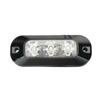 Luz Perimetral LED / 3 LEDs / 21 Patrones de Destello / 12-24 VCC / SAE J595 Clase I / Uso Interior y Exterior
