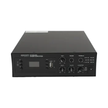 Amplificador Digital Mini MP3 / 240W / Bluetooth / FM Radio / Entrada XLR Phantom 48V / Salida 100V / 4-16 Ohms