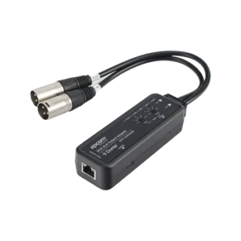 Extensor de Audio Dante® / 2 Canales XLR / Latencia Configurable 1-5ms / Transmisión 100 m (328 ft) / PoE / USB-C / HDMI 1.4