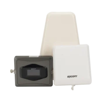Amplificador Celular 4G / Triple Banda 850/1900/2100 MHz / Ganancia 68 dBm / Cobertura 600 m² / Kit Completo con Antenas y Cables