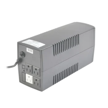 UPS de 500VA/300W / Regulador de Voltaje AVR / Batería de 7 Ah / 4 Tomas NEMA 5-15R / Display de LED
