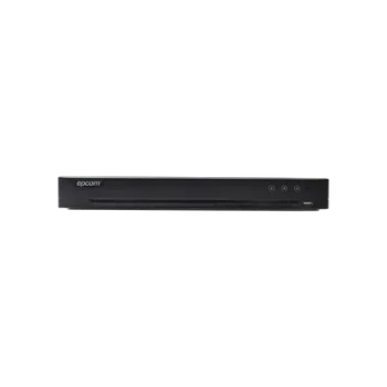 DVR 4 Megapixel / 16 Canales TURBOHD + 8 Canales IP / 2 Bahías de Disco Duro / 1 Canal de Audio / Vídeoanálisis