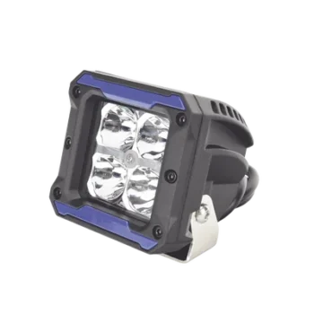 Luz de Trabajo LED / 4950 Lúmenes / 9 LEDs 10W / 12-24 VCD / IP67 / Soporte Articulado Acero Inoxidable