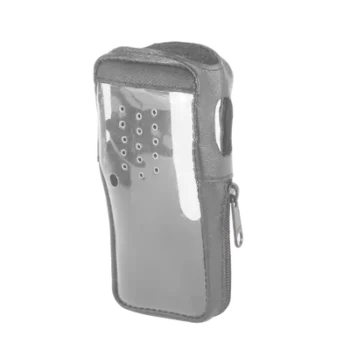 Funda de Piel Reforzada V1 con Cubierta de Plástico para Radios TK-2000K, TK-3000K