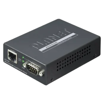Convertidor de Medios Serial a Ethernet / RS-232/422/485 / 921600 bps / Fast Ethernet 10/100 / Administración Web-SNMP-Telnet / Montaje Riel DIN o Pared