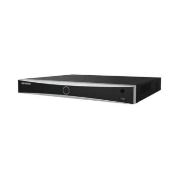 NVR 12 Megapixel (4K) / Reconocimiento Facial / 8 Canales IP / Base de Datos / Hasta 100,000 Fotografías / 8 Puertos PoE+ / 2 Bahías de Disco Duro / Switch PoE 300 mts / Bases de Datos / HDMI en 4K