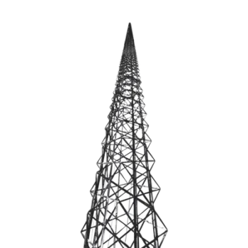 Torre autosoportada / Fibra de carbono / 18.3 m (60 pies) / 90 mph / 5000 lbs / Ultra ligera