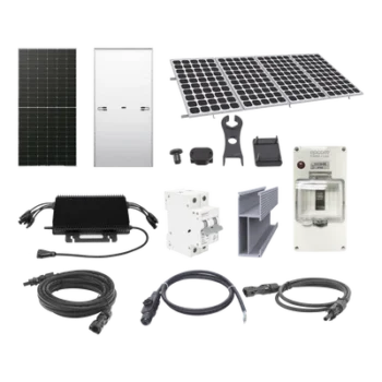 Kit Solar Interconexión / 2.2 kW Pico / 220 VCA / Microinversor 2 kW / 4 Módulos 575 W / Gabinete IP66 / Riel 4.4 m (14.4 ft)