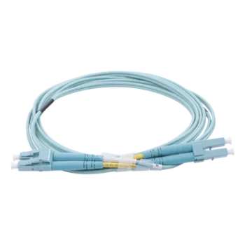 Jumper de Fibra Óptica / OM4 50/125 µm / LC-LC Dúplex / OFNR Riser / 2.0 mm / 2 Metros (6.56 Pies)