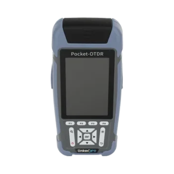 Mini OTDR para Fibra Óptica / Monomodo 1310nm y 1550nm / Rango Dinámico 24dB/22dB / VFL 10mW / OPM Integrado / Mapeo RJ45 / Alcance 128 km / Pantalla 3.5" / 12 Horas de Medición Continua