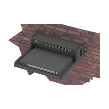 Rack Abierto de Pared / 19 pulgadas / 2U / Profundidad 460 mm (18 in) / Carga 22 kg / Charola 150 mm