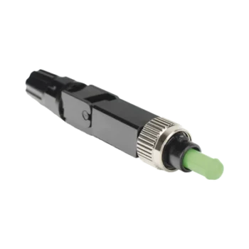 Conector Mecánico de Fibra Óptica / Monomodo FC/APC / Pre-pulido / Re-terminable / Instalación en Campo / Paquete 10 Unidades