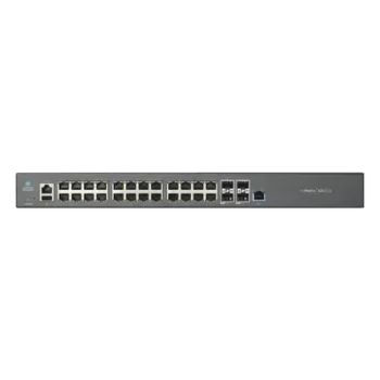 Switch Capa 3 / 28 Puertos / 24 Gigabit / 4 SFP+ / 128 Gbps / Gestión en Nube