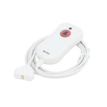 Pulsador de Cama / Antibacteriano / Botón de Alarma 20 mm / IP67 / Cable 2 m Resistente al Fuego / Braille SOS